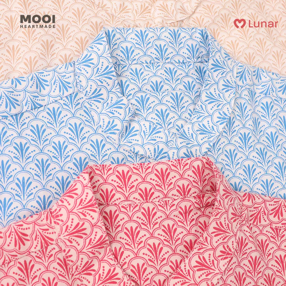 Mooi Kemeja Dewasa Lunar Collection Fen Mandarin Shirt Adult - Cream