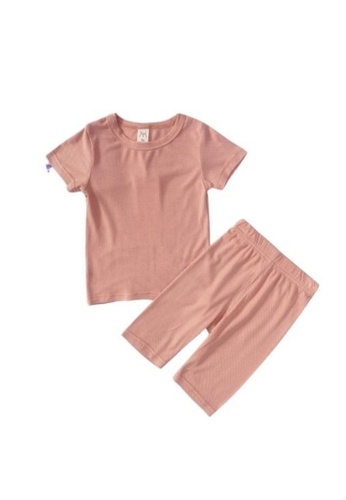 RAISING LITTLE pink Deewey Outfit Set - Pink 084EAKAF774053GS_1