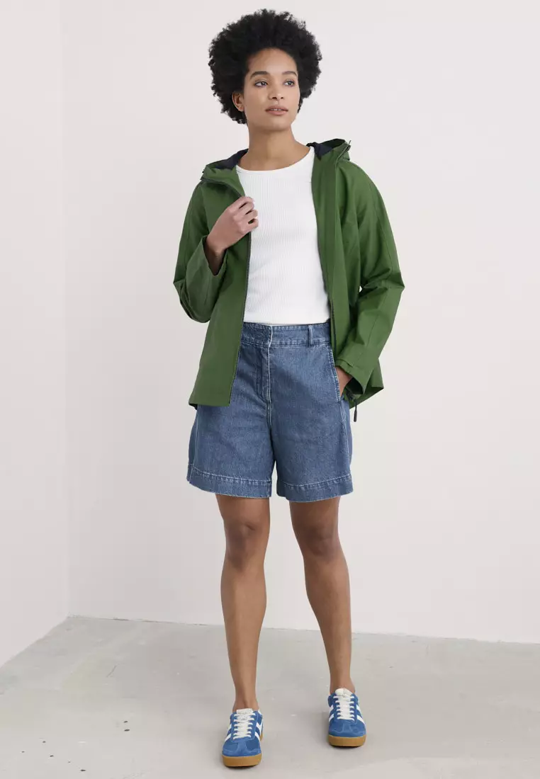 Seasalt Cornwall Green Waterway Jacket