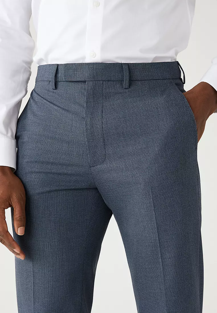 Puppytooth Stretch Trousers