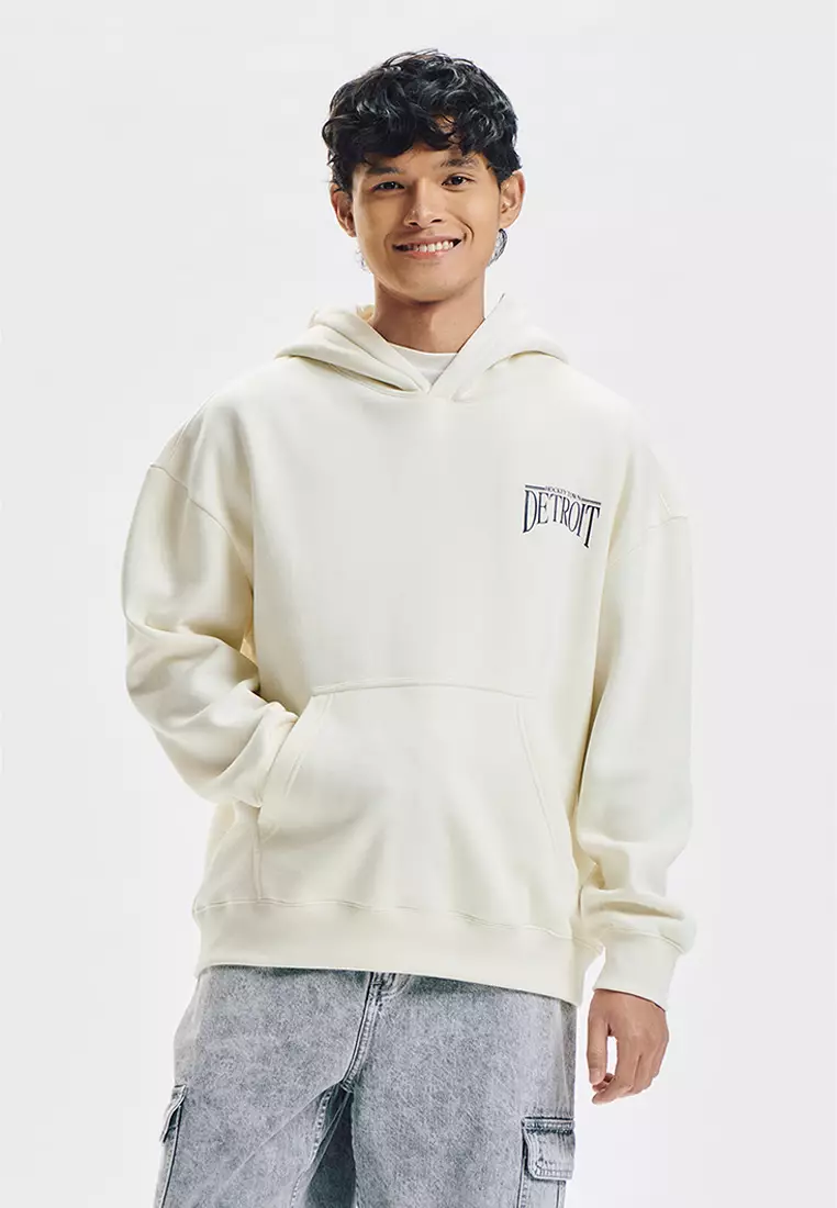 Detroit Relaxed Pullover Hoodie