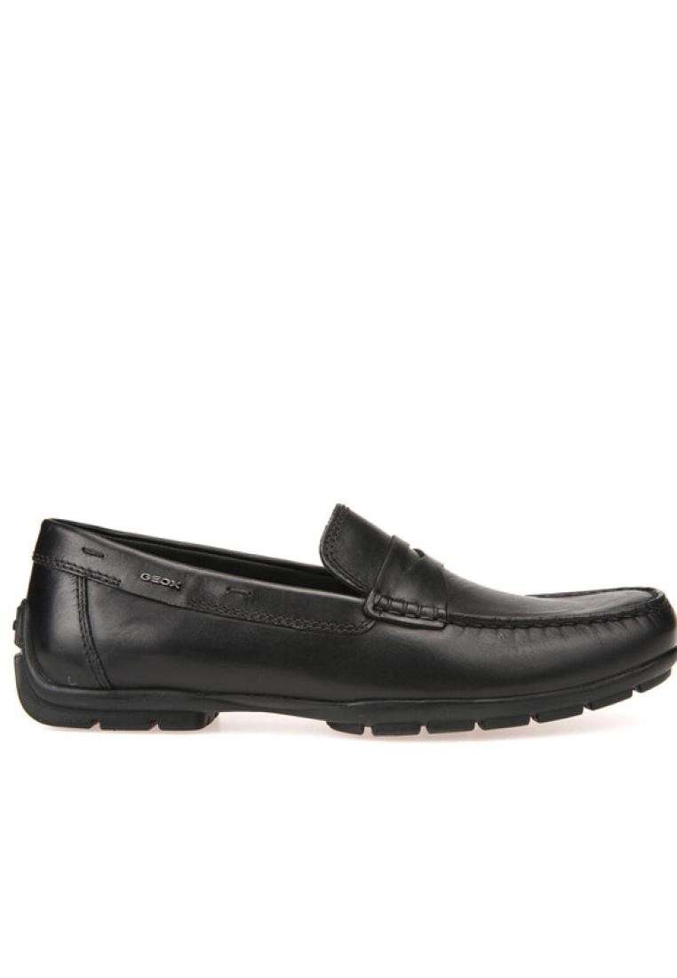 GEOX Men Moner W 2fit Slip On Leather Loafers - Black U44Q6D-00043-C9999F2