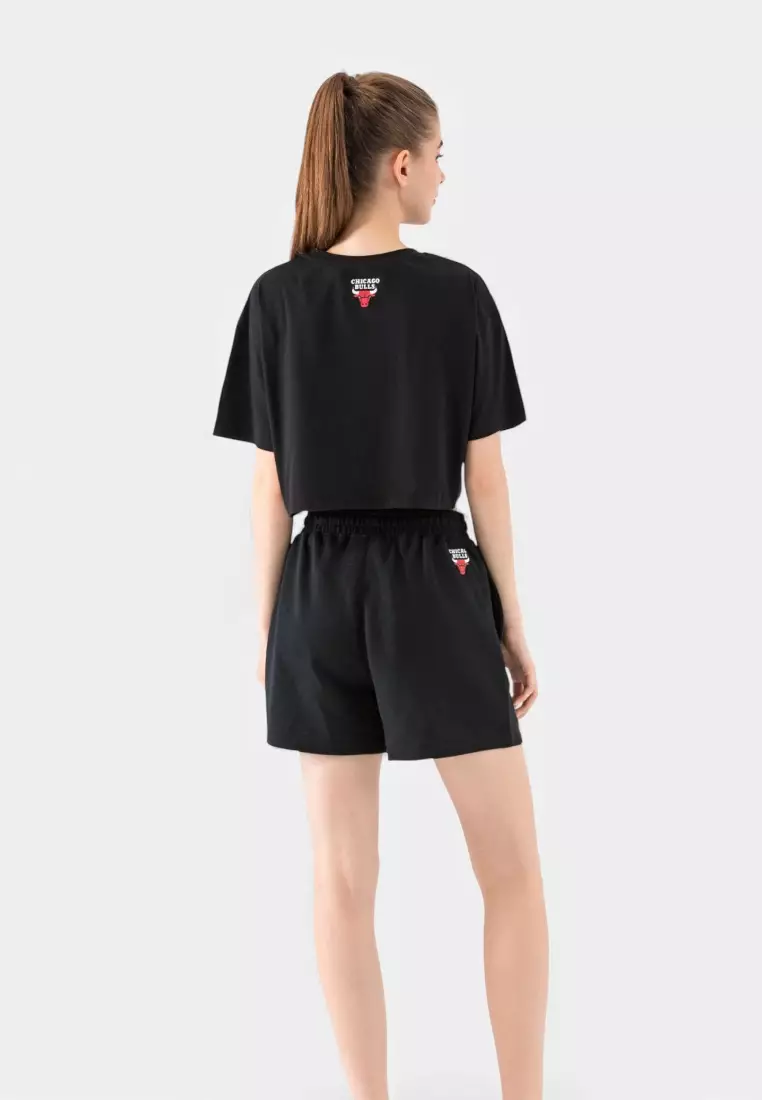 Core Chicago Bulls Womens Box Fit Crop Top