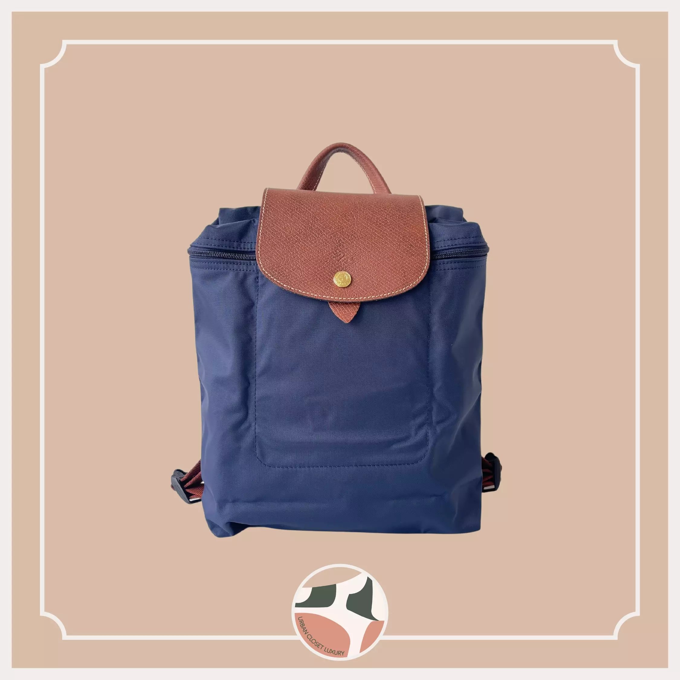 Longchamp clearance backpack navy