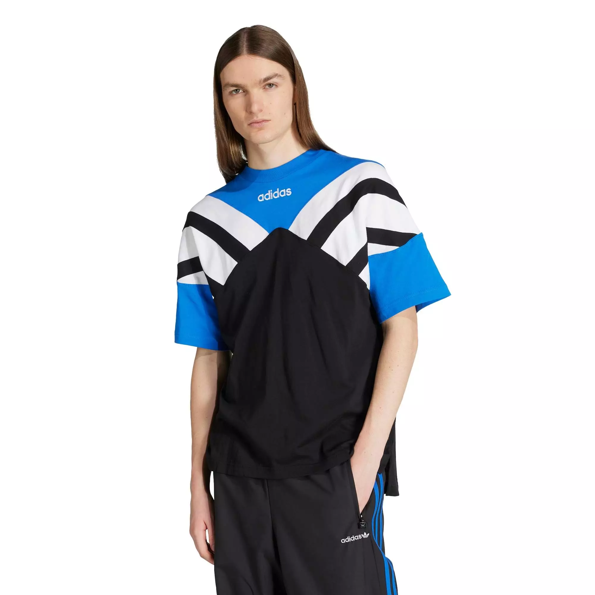 Lifestyle Archive Cutline Tee Men Black JX3074