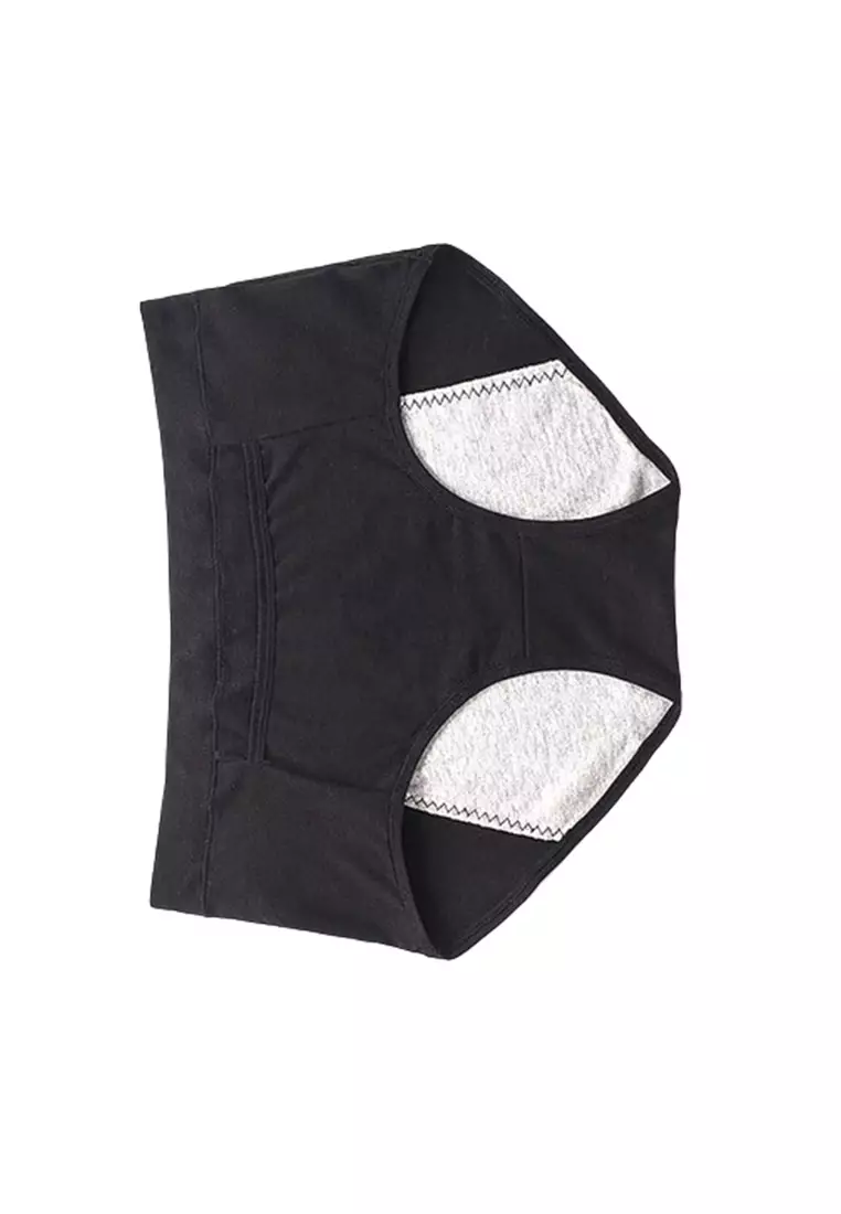Celana Dalam Wanita Menstrual Panties Leak Proof Breathable L ORIGINAL - Black