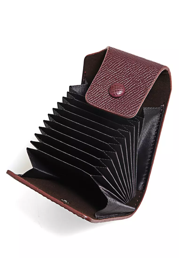 Dompet Kartu Pria Card Wallet Many Slot Simple Design Material Leather ORIGINAL