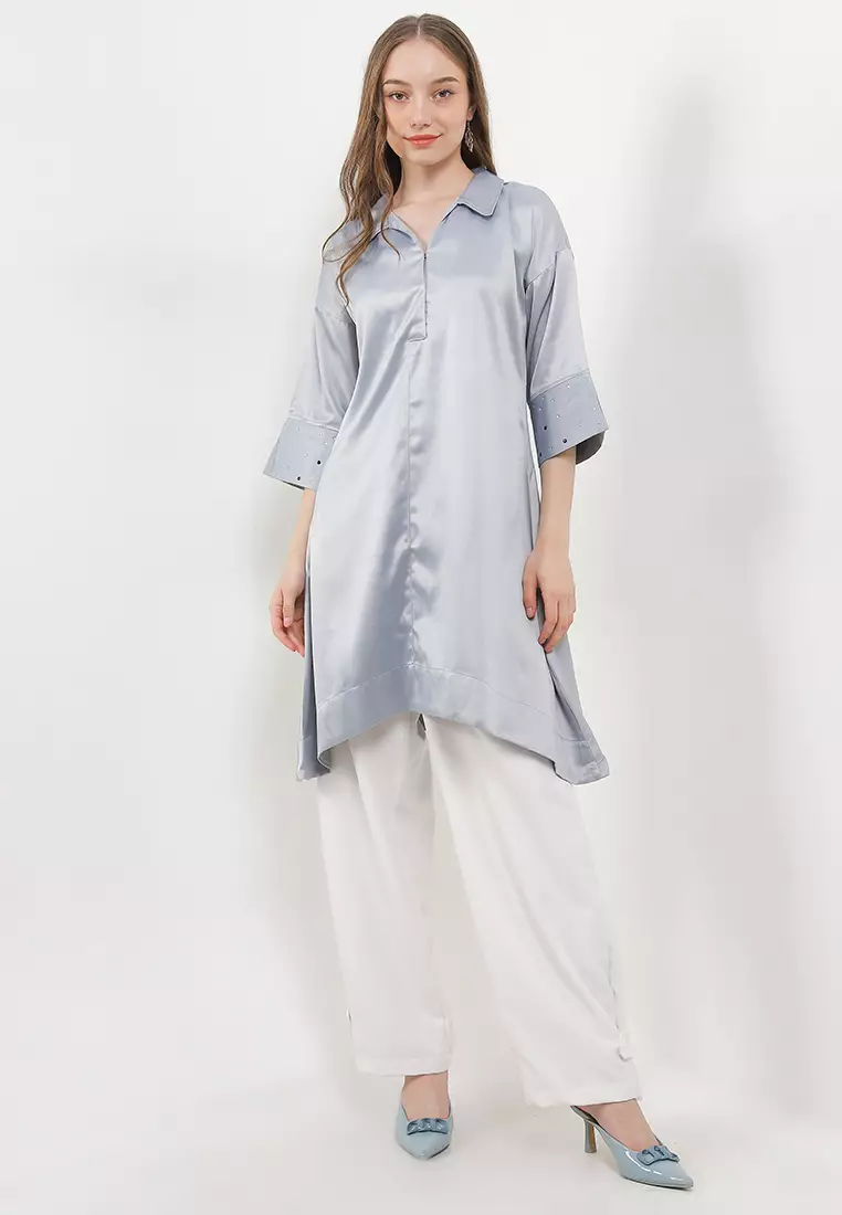 Fluer Tunic In Blue