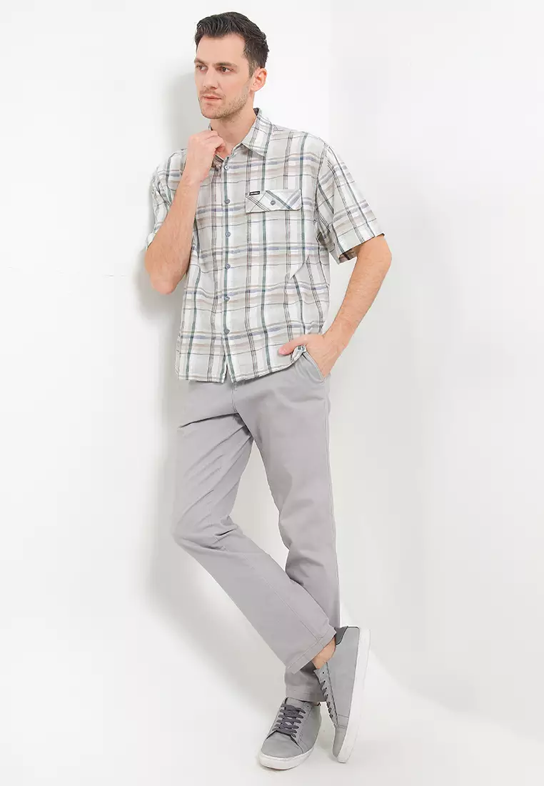 Watchout Pakaian Pria Bradford Short Sleeve Shirt - JS502450111