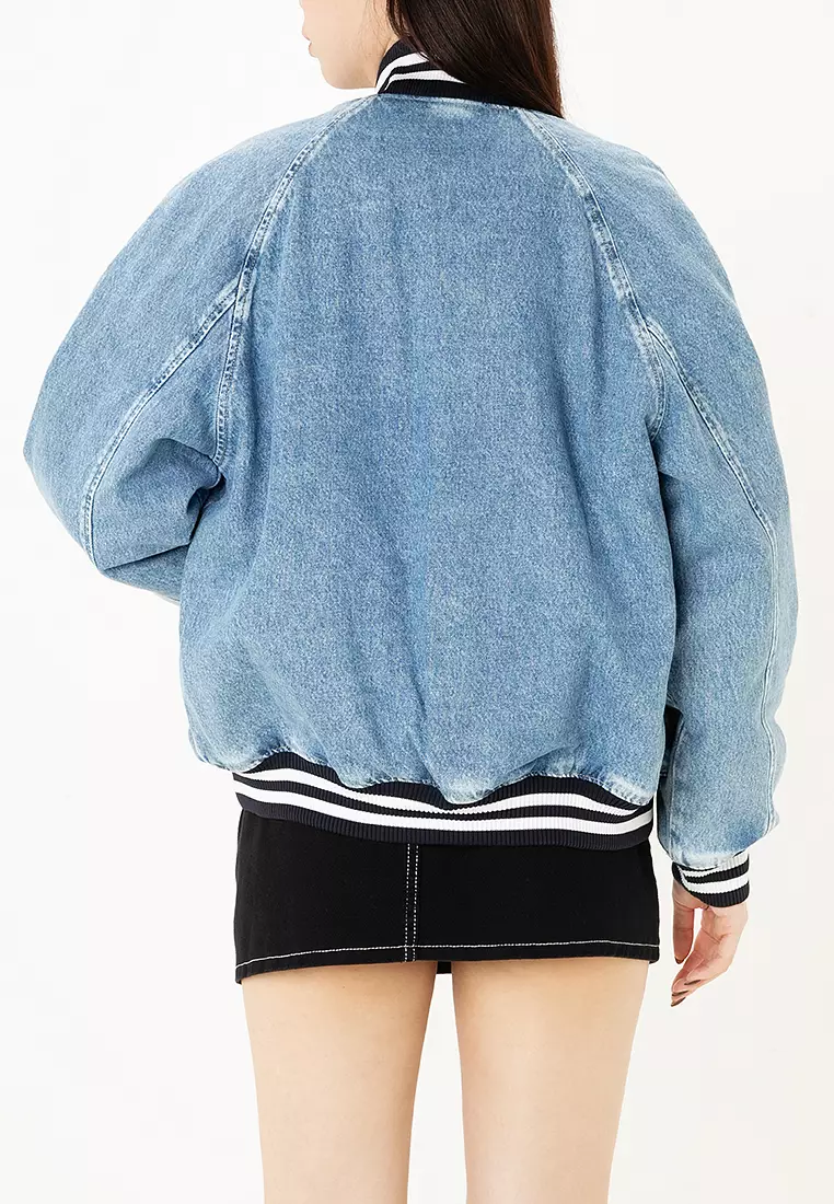 Letterman Denim Jacket - Tommy Jeans