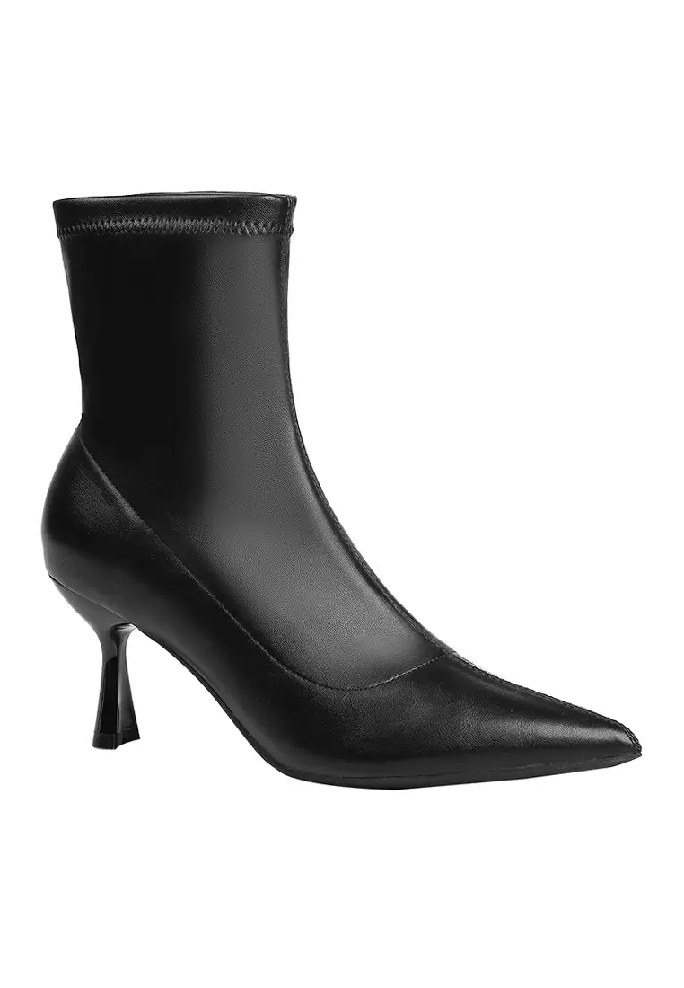 Discount on Twenty Eight Shoes  shoes - SKU: VANSA Slimming Stretch Short Boots VSW-B333-7