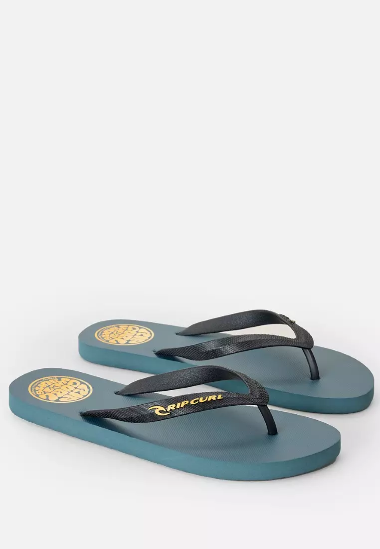 Men Icons Of Surf Bloom Open Toe 1AKMOT-MOSS" 翻譯成繁體中文為 "男士衝浪圖標花卉開口涼鞋 1AKMOT-MOSS