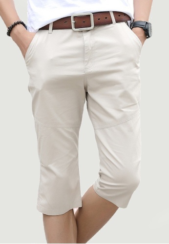 Twenty Eight Shoes white VANSA Thin Cotton Casual Cropped Trousers VCM-St85856 21A61AA69ABA0DGS_1