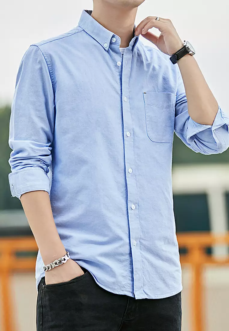 Pure Cotton Long Sleeved Shirt C1501