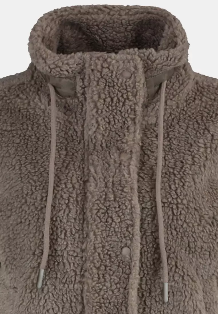 Oversize Mink Plush Jacket Zipper Coat