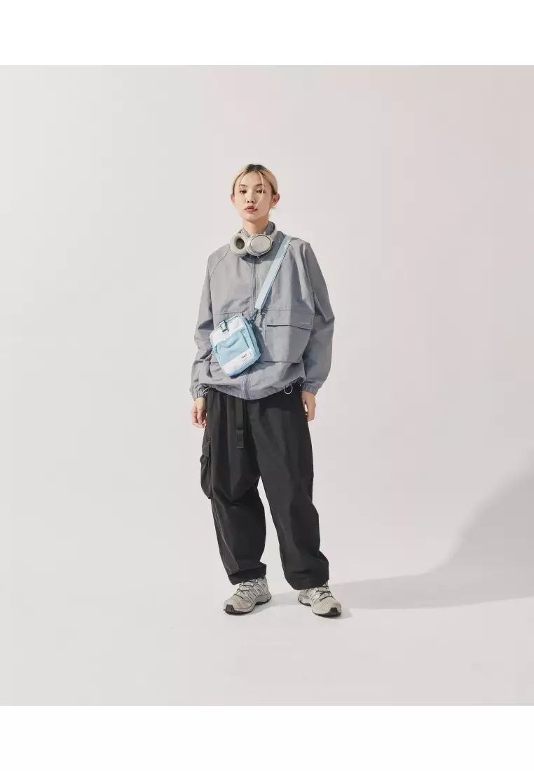 Plain-me 經典旅行小包 - 拼色特別版-藍色/白色