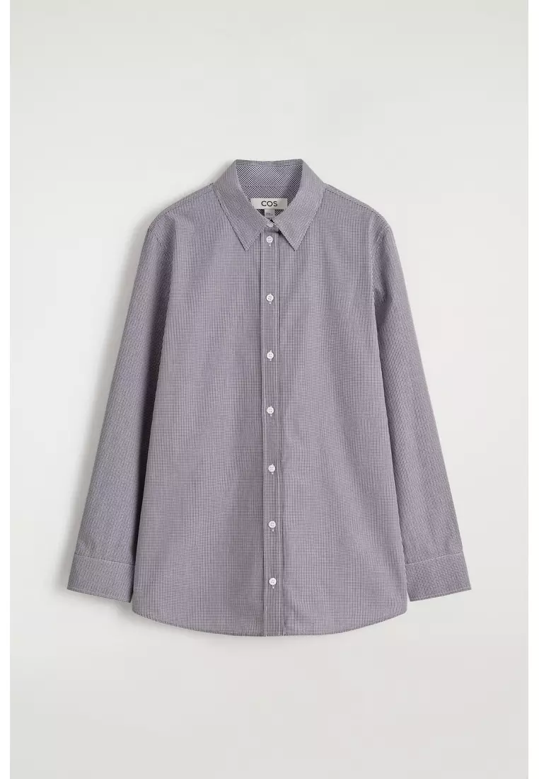 GINGHAM COTTON SHIRT