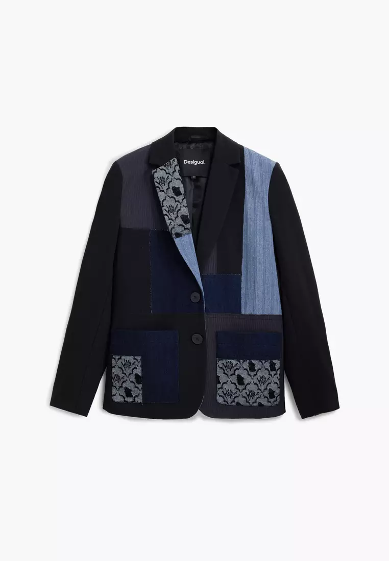 Patchwork blazer