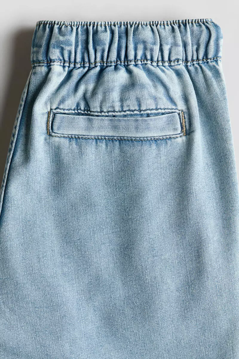 Denim joggers