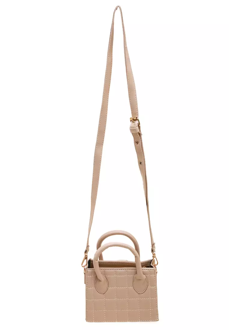 Vishi Tas Selempang Wanita Got One Rope Quality Premium - Cream