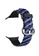 Kings Collection black Blue Black Silicone Woven Texture Apple Watch Band 42MM / 44MM (for small wrist) (KCWATCH1137) 70104ACD14979DGS_1