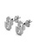 Her Jewellery silver Union Earrings (White Gold) - Made with premium grade crystals from Austria CA1DFAC9CAE770GS_3