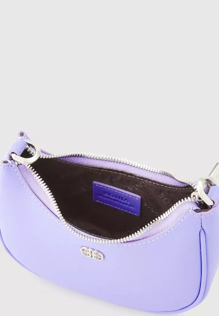 Gianna Petite Shoulder Bag Purple Paste