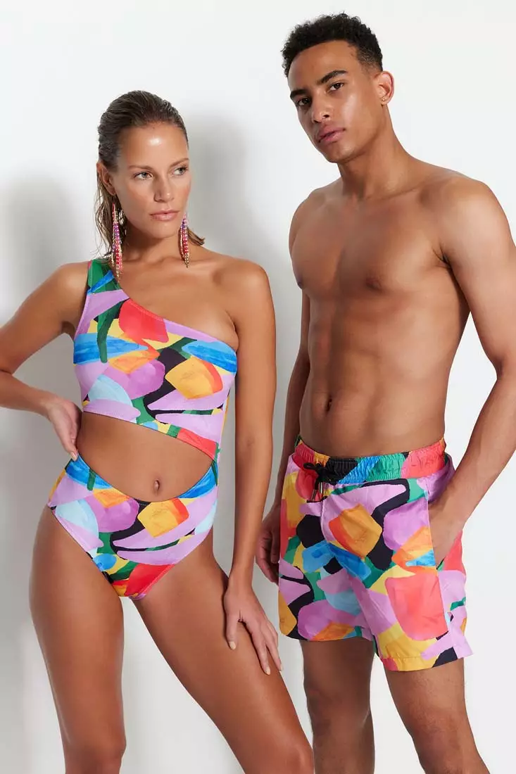 Cut out two piece swimsuit clearance