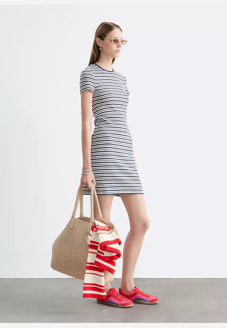 Cotton Jersey Mini Dress