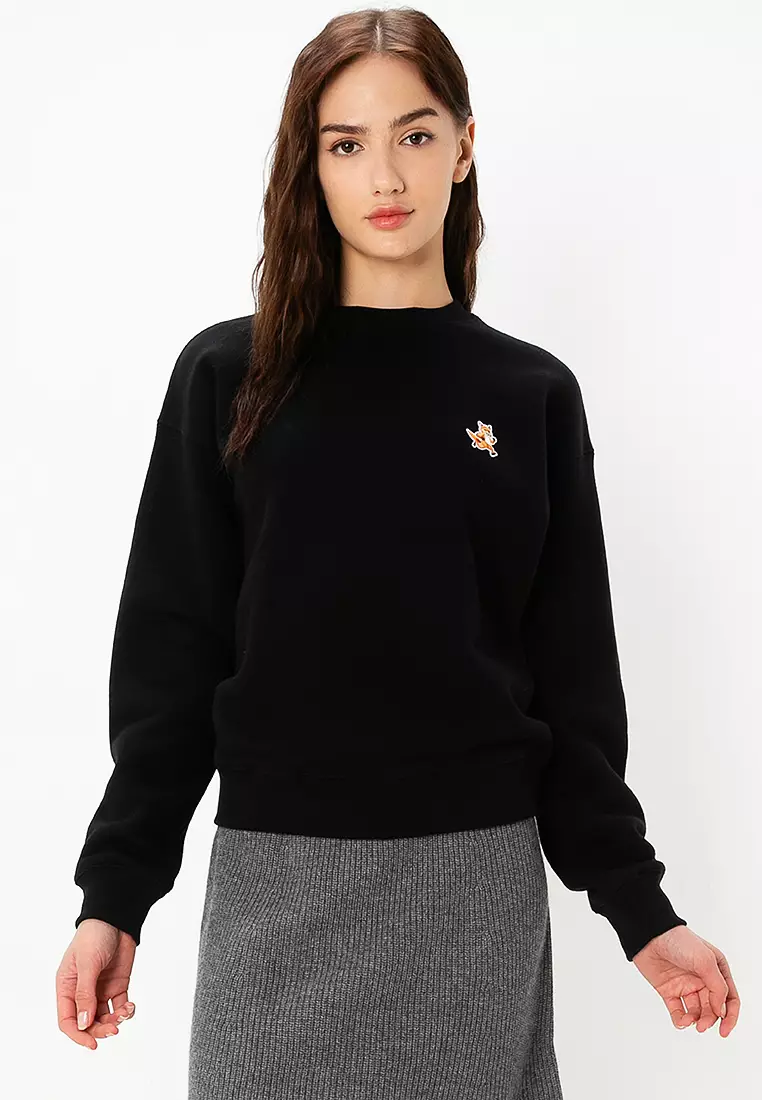 ＊大人気＊Maison Kitsune Sweatshirt Speedy Fox Logo Patch SPEEDY FOX PATCH COMFORT SWEATSHIRT | Maison Kitsuné