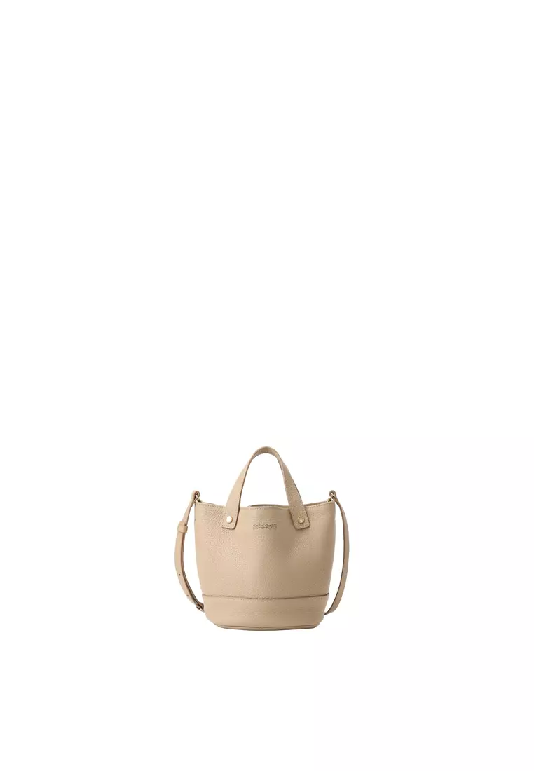 [Online Exclusive] JULIANA Mini Bucket Bag - Milkshake Latte