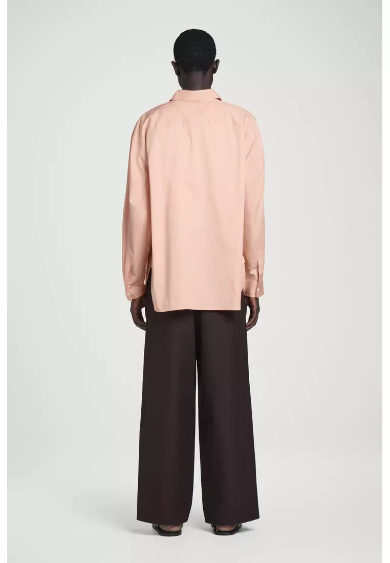 WIDE OVERSIZED COTTON OXFORD SHIRT