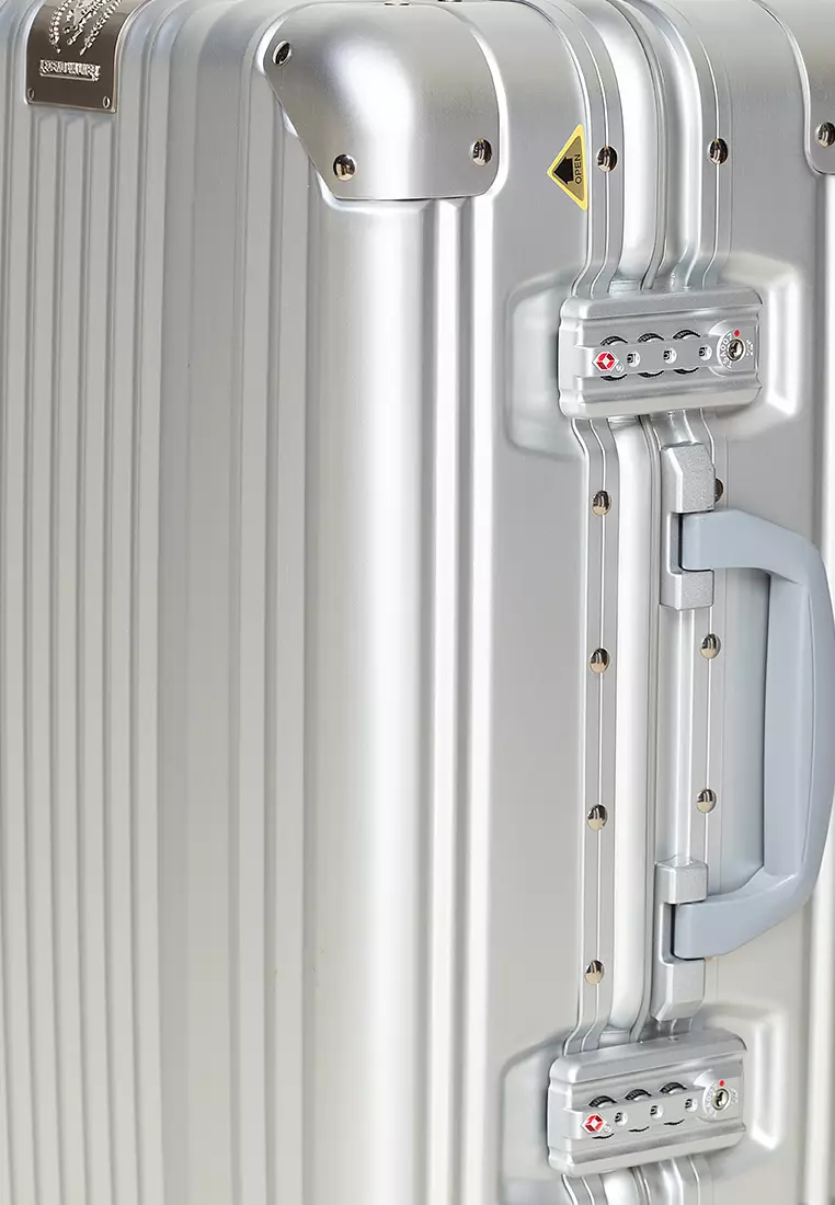 Aluminum Series 1510-48 Silver (Frame Type) - Cabin - TSA Luggage