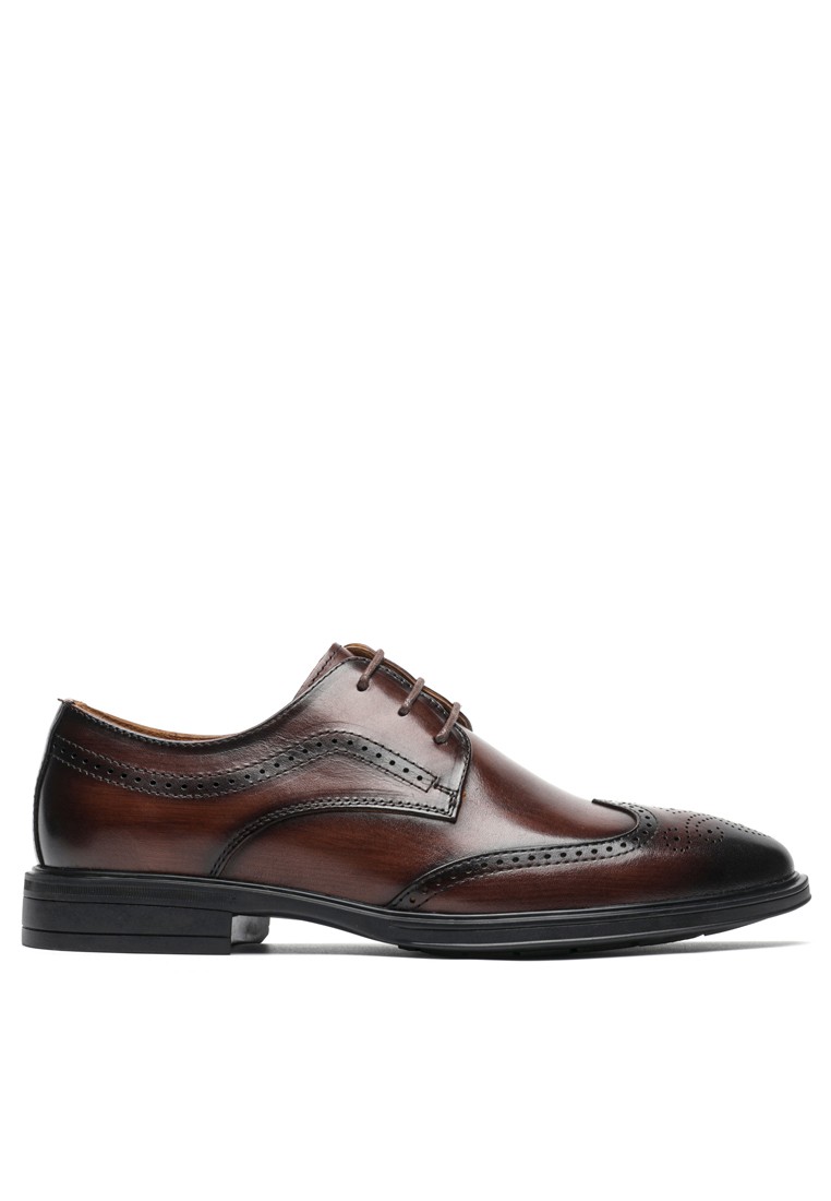 Leather Brogue Wedding Shoes MK81200-1