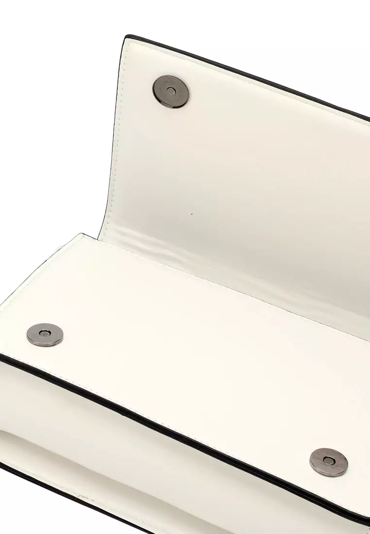 Women's Chain Shoulder Bag / Sling Bag / Crossbody Bag - White