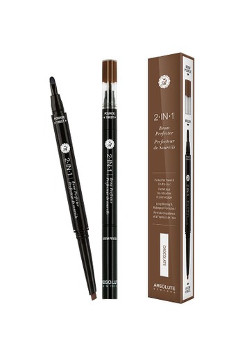 Absolute New York brown 2 In 1 Brow Perfecter - Chocolate 72F60BE1F41651GS_1