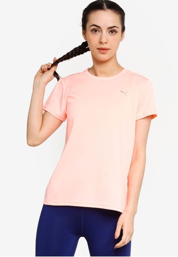 PUMA pink Favourite Short Sleeve Women's Running Tee 60F43AAF7D03B7GS_1