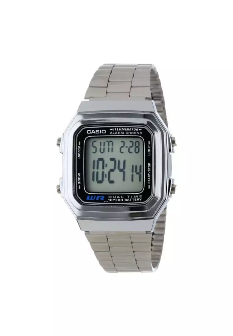 Casio hot sale silver coloured