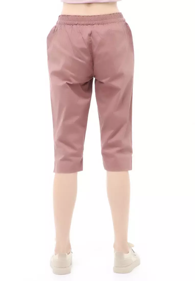 Madoc Short Pants Celana Pendek Kasual Wanita 3/4 Street Material Cotton ORGINAL - Peach