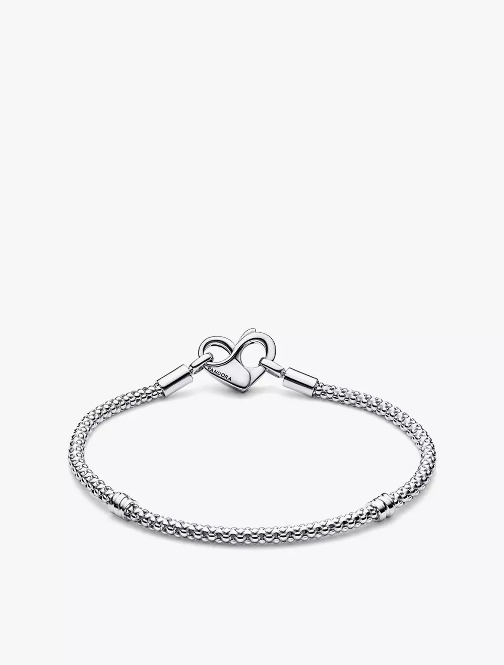 Pandora Moments Studded Chain Bracelet - 17 - Silver