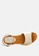 Rag & CO. gold Wooden Clogs in Leather 0440FSH4B6C15DGS_6
