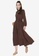 Trendyol brown MODEST Tier Midi Dress EC1CFAAADF37E3GS_1