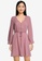 JACQUELINE DE YONG pink Hermine Long Sleeves Short Button Dress E64AEAAC4E3830GS_1