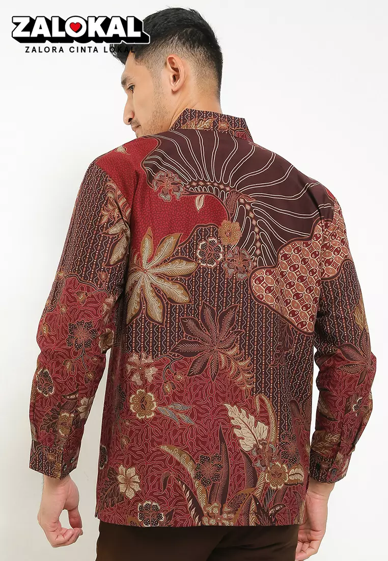 BATIK TALENTA EXCLUSIVE Lengan panjang motif MAWAR BELIT 02
