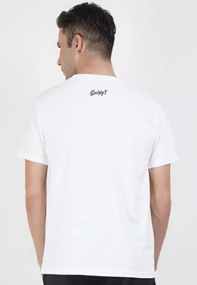 Beast Mode 白色棉质混纺短袖运动/训练 T 恤