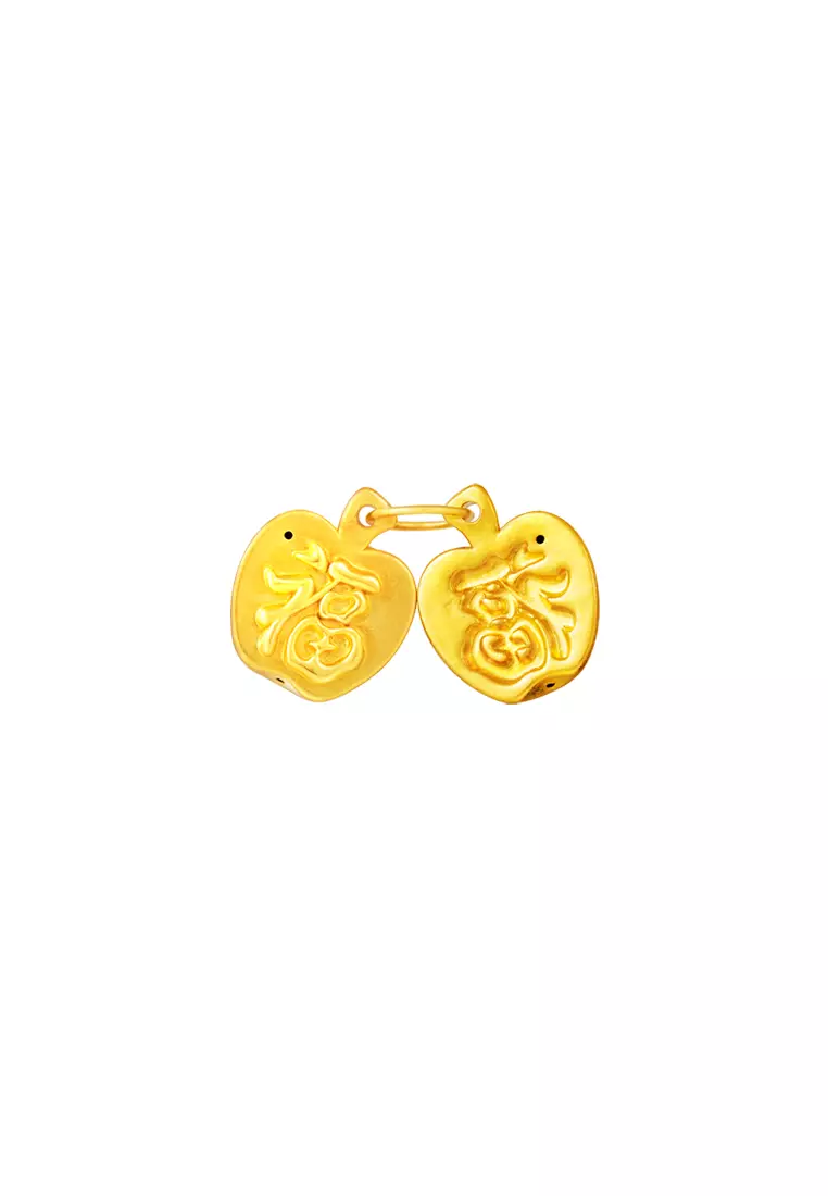TOMEI Lucky Apple Pendant, Yellow Gold 999