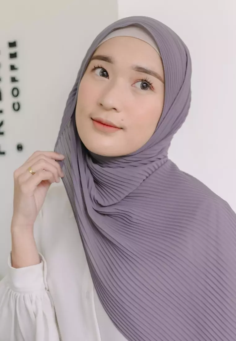 Bawal Pleats Shawl Sparrow