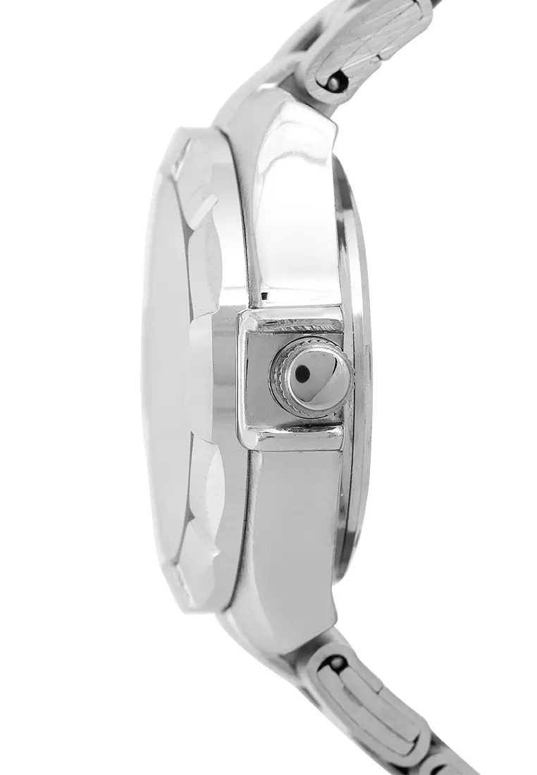 Analog Watch 20122263-Sil Ves - Blk Dial Line