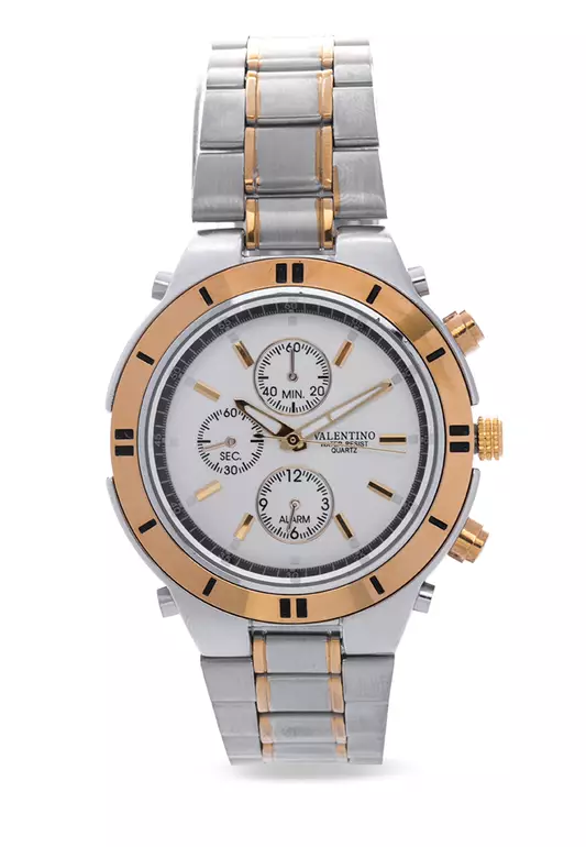 Analog Watch 20121649-Two Tone - Silver Dial