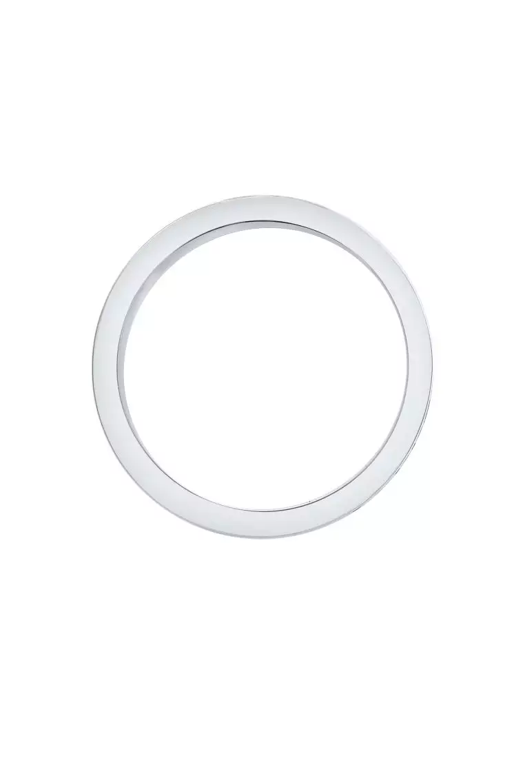 Men's Silver Roman Numeral Band Ring – Oxidised